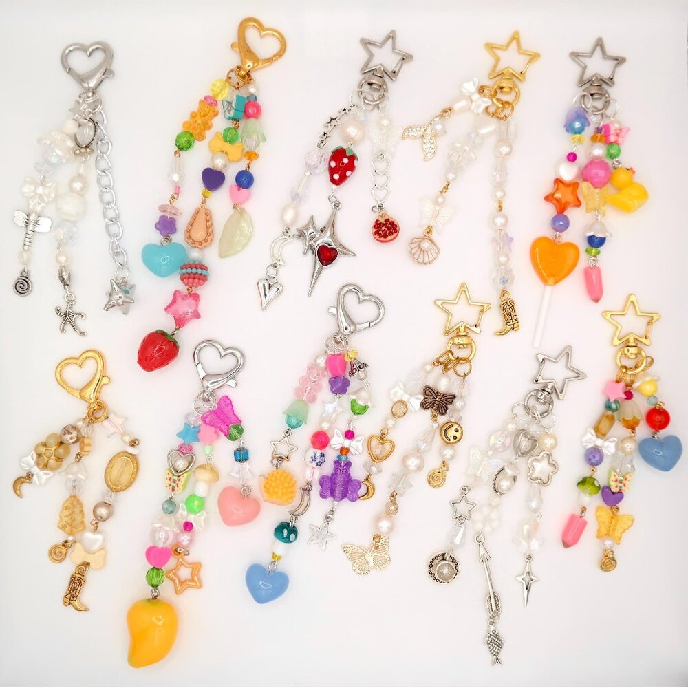 Bag Charms (Heart & Star Options)